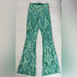 Zara Paisley Flares